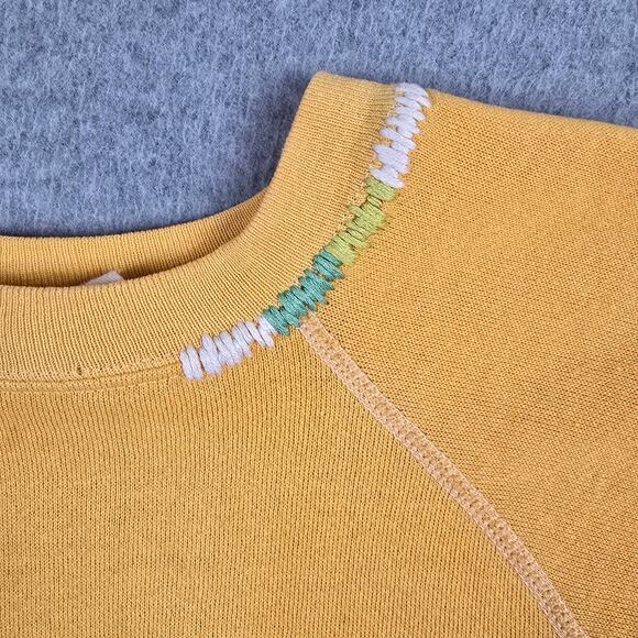 ISMBS Sweatshirt Size Medium Yellow Tie Dye I Stole My Boyfriend's Shirt Tultex - Picture 12 of 16